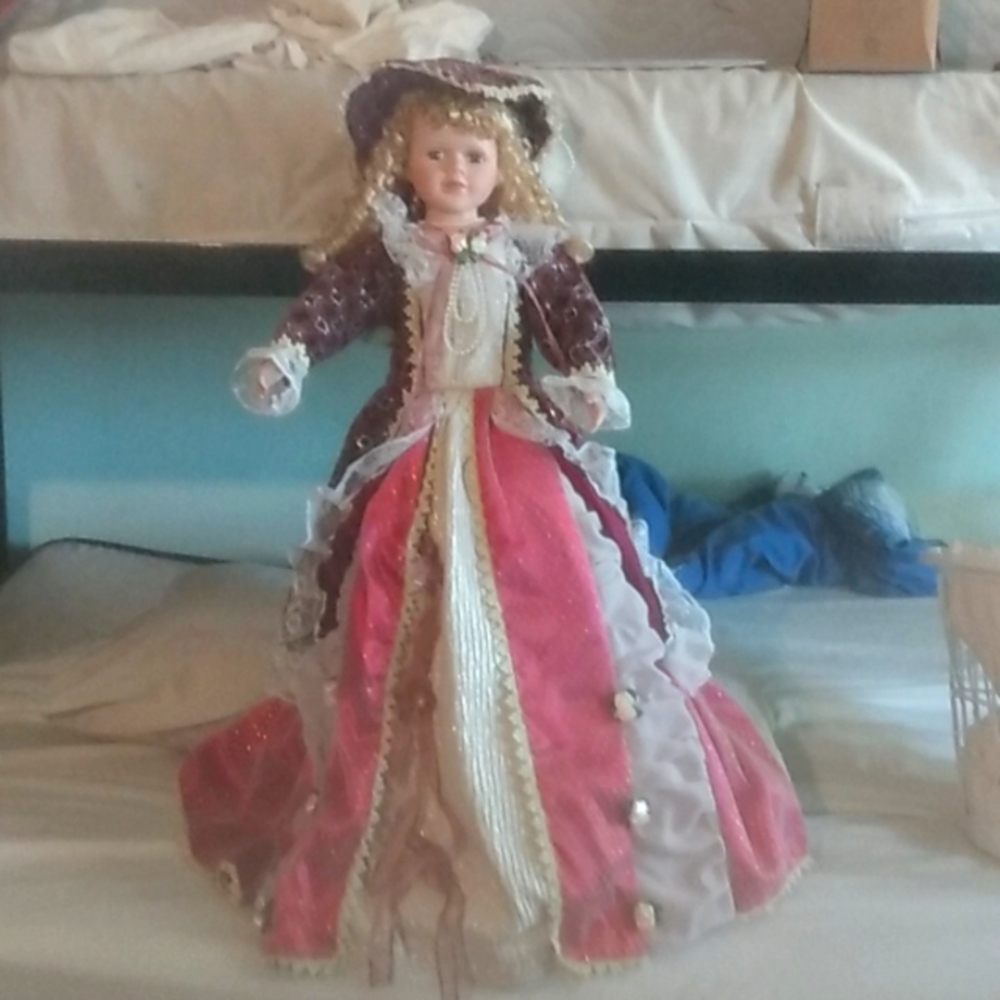 Porcelain girl doll.